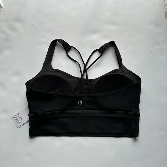 NWT! lululemon athletica Free to Be Black Long Line Sports Bra - Picture 8 of 13